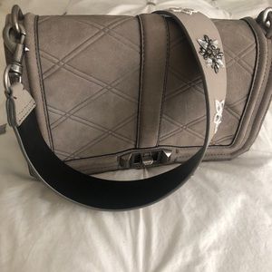 Rebecca Minkoff Taupe Suede Bag